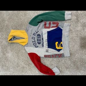 Small polo hoodie
